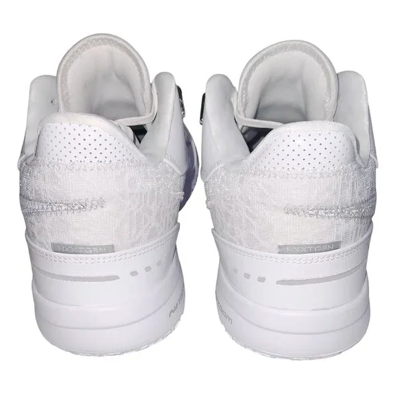 NWT NIKE ZM LEBRON NXXT GEN AMPD MSRP$114.99 MEN'S WHITE SNEAKERS SHOES SIZE 11 - Picture 5 of 6